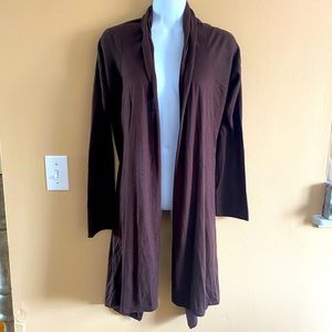 BCBG chocolate brown knit cover
